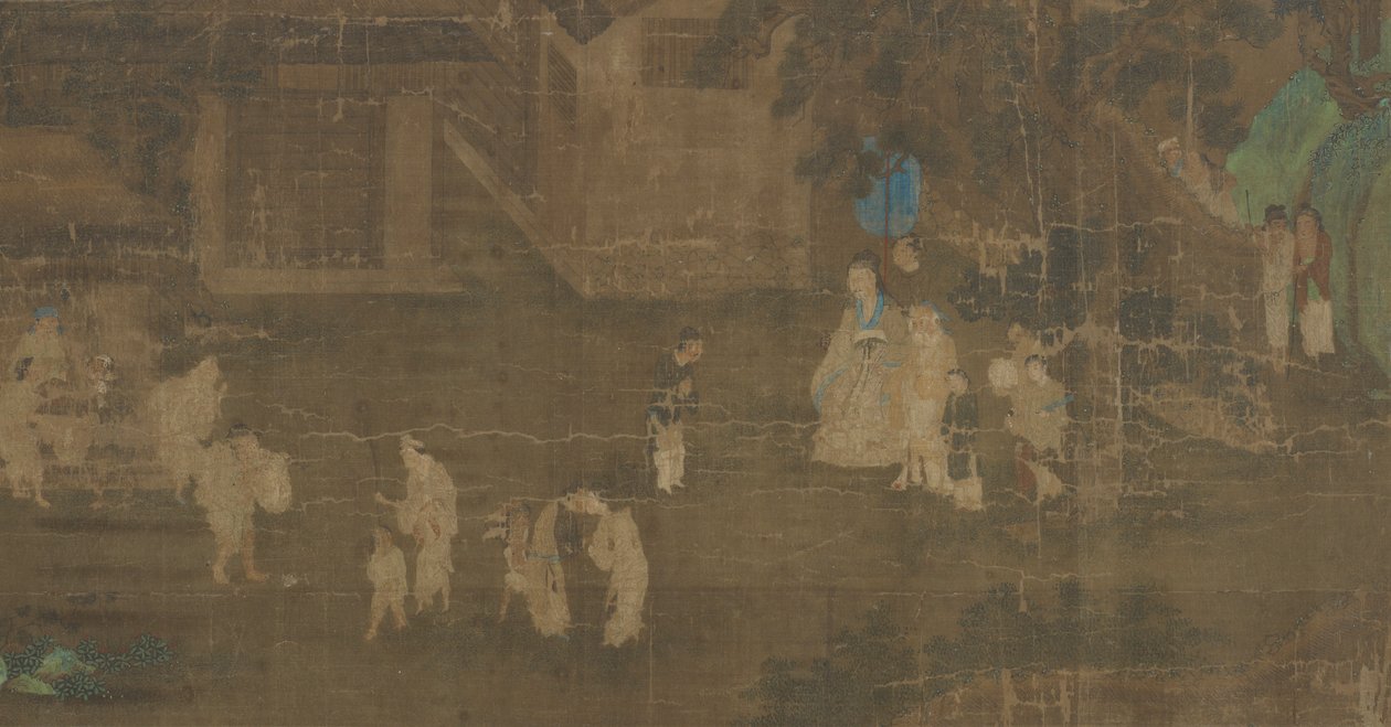 Scener från berömda mäns liv del 1, Mingdynastin, 1500-1600-talet. av Unbekannt
