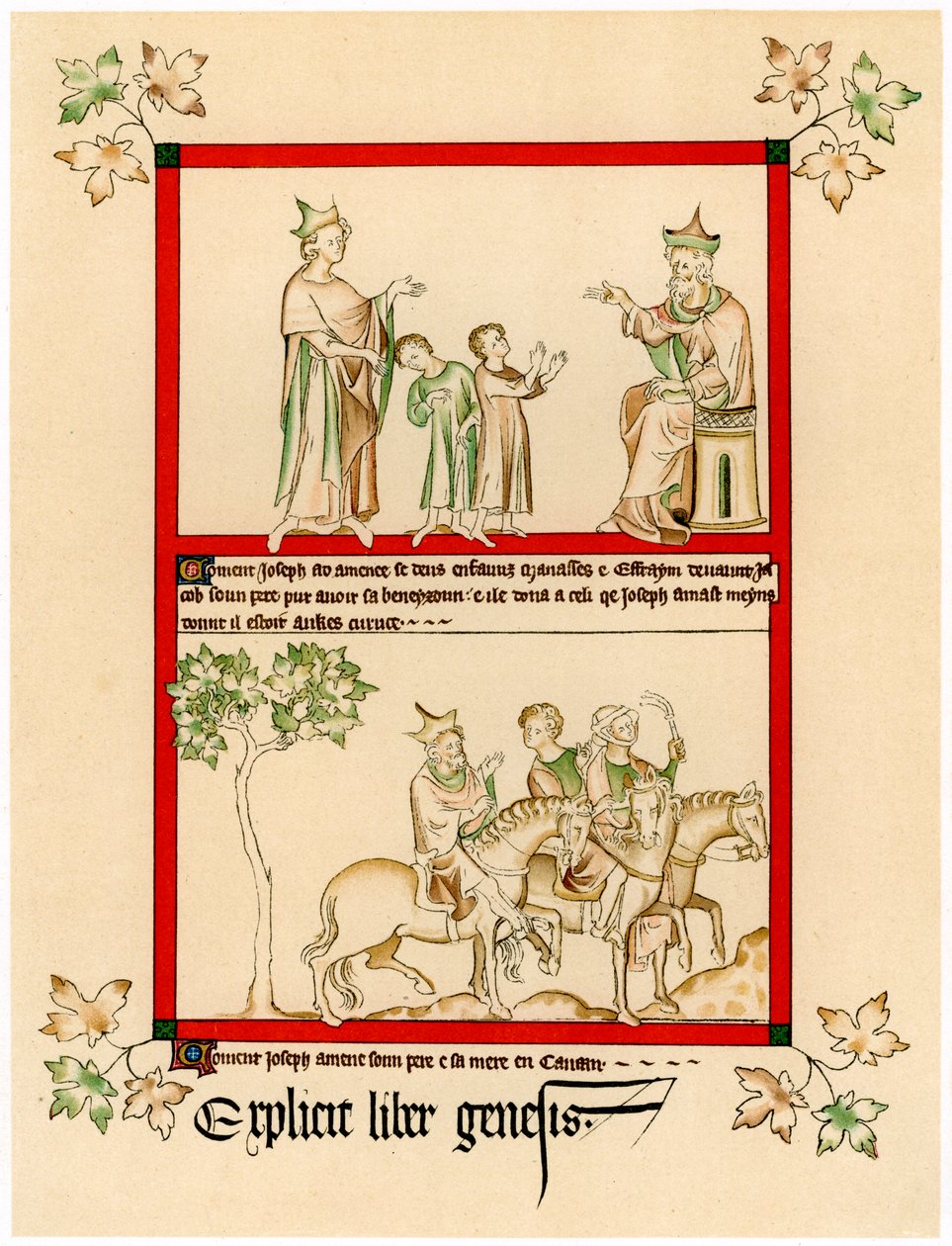 Scener ur Josefs liv, c1310-1320 av Unbekannt