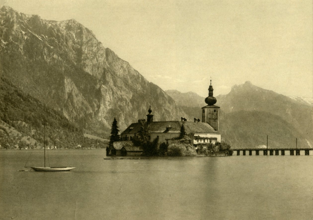 Ort slott, Traunsee, Oberösterreich, c1935. av Unbekannt
