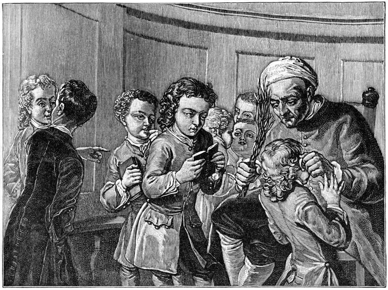 Skola, tidigt 1700-tal 1894 av Unbekannt