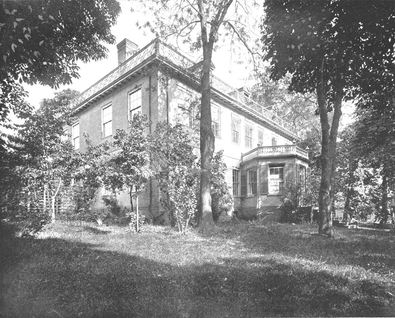 Schuyler Mansion, Albany, delstaten New York, USA, c1900. av Unbekannt