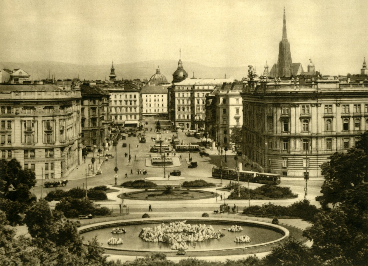 Schwarzenbergplatz, Wien, Österrike, c1935. av Unbekannt