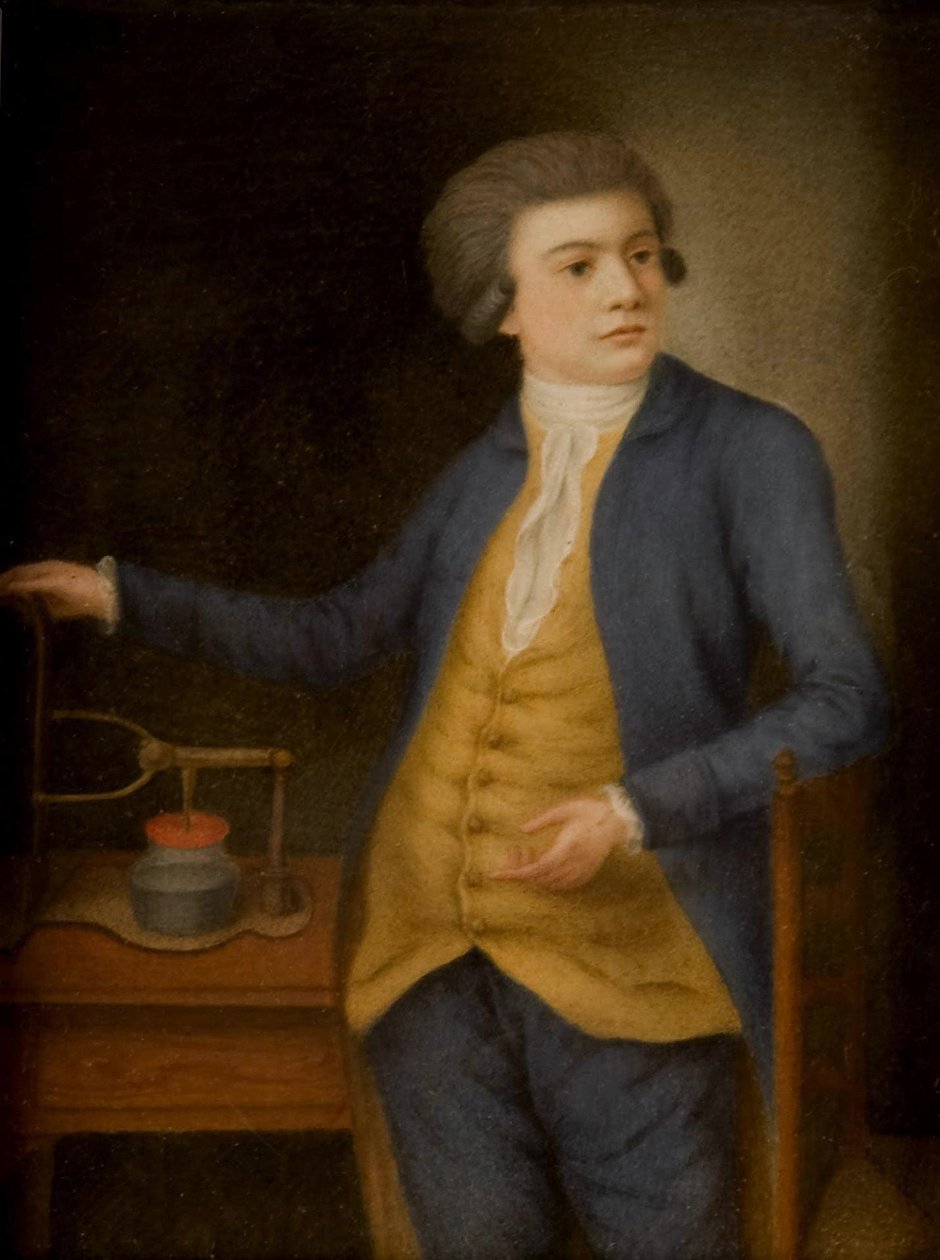 Forskare med ett elektriskt instrument, 1780-talet av Unbekannt