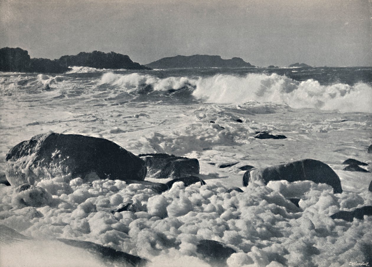 Scillyöarna - Hell Bay, Bryher, 1895 av Unbekannt