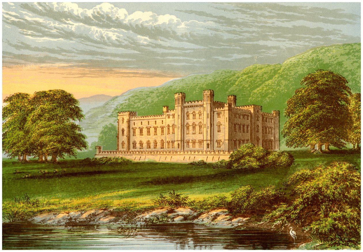 Scone Palace, Perthshire, Skottland, hem för Earl of Mansfield, c1880 av Unbekannt