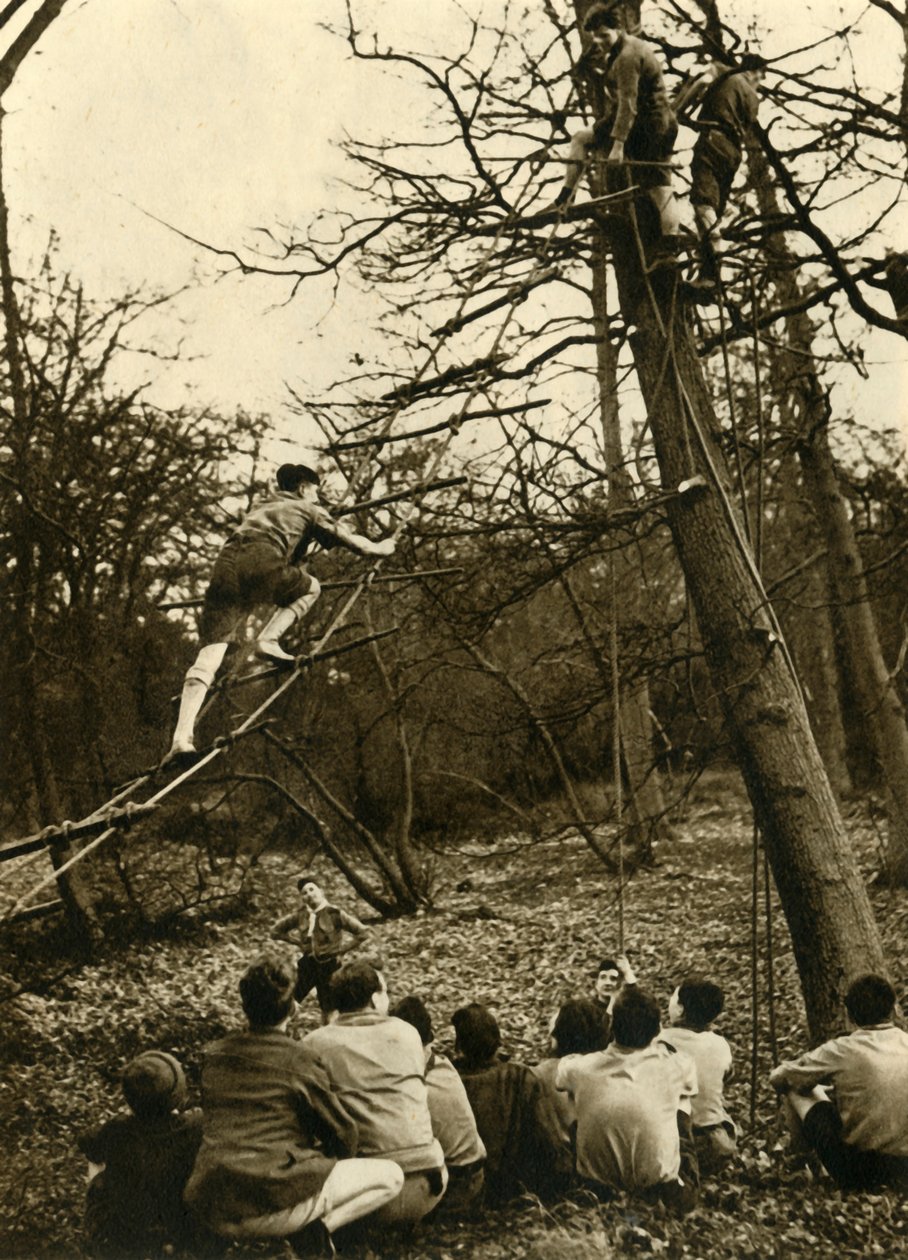 "Scouter utövar banbrytande", 1944. av Unbekannt