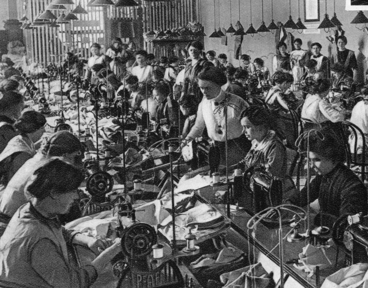 Sömmerskor från National Union of Women, Frankfurt am Main, första världskriget, 1915 av Unbekannt