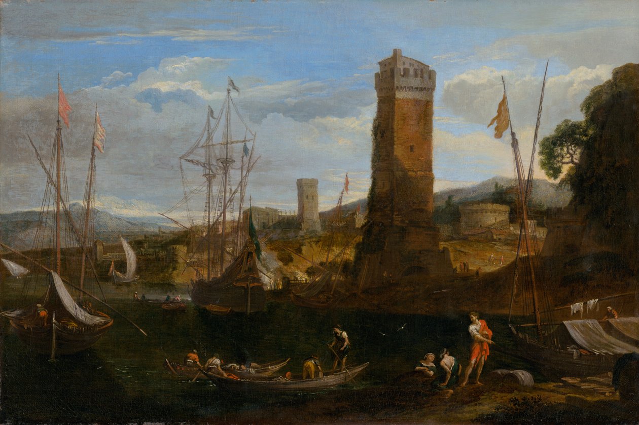 Seaside Landscape I. av Unbekannt