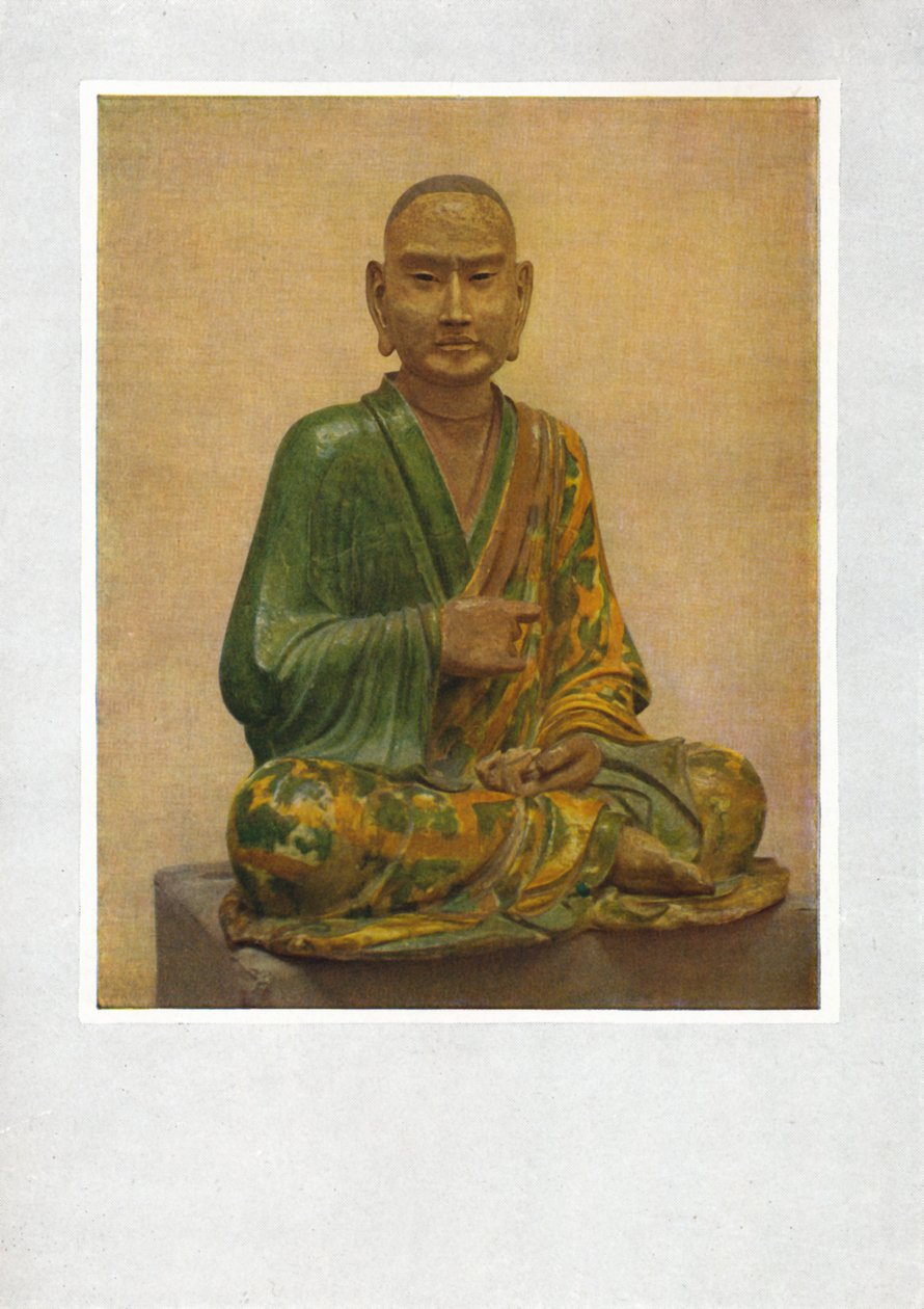 Sittande figur av en Lohan - Tang-dynastin, 700- till 1000-talet e.Kr., 1936 av Unbekannt