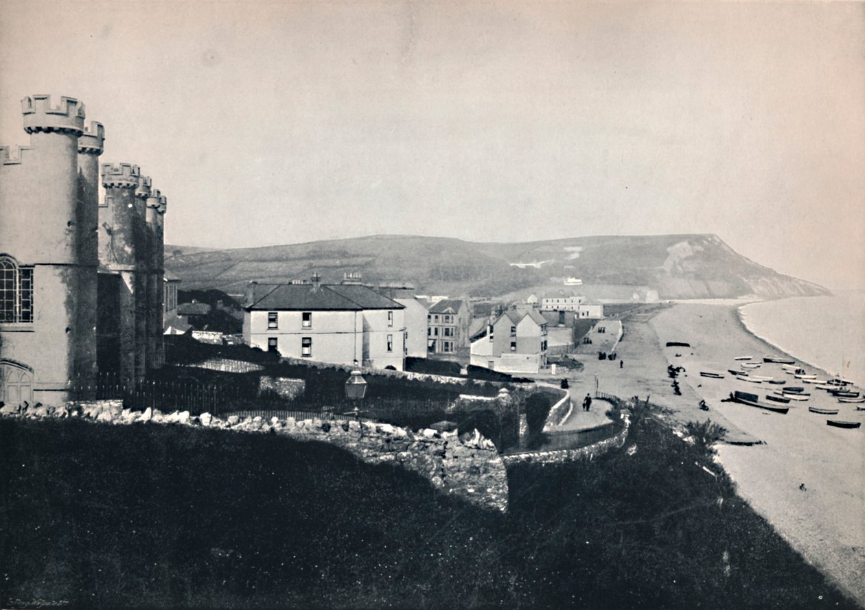 Seaton - Ser mot White Cliff, 1895 av Unbekannt