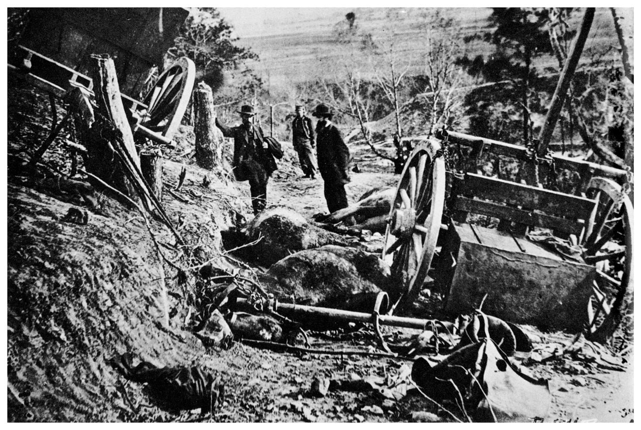 Andra slaget vid Fredericksburg, amerikanska inbördeskriget, 1863 1955 av Unbekannt