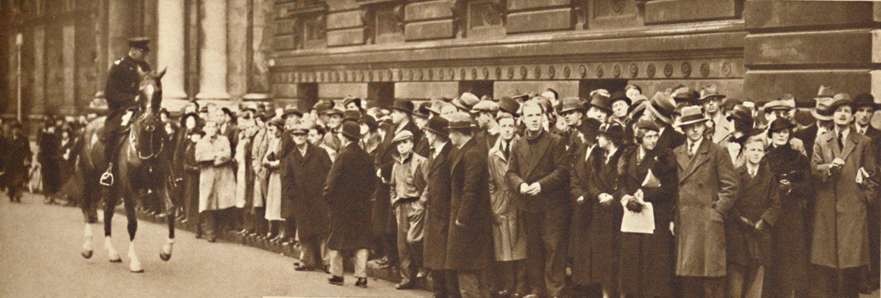 Söker efter nyheter om kung Edward, 3 december 1936, 1937 av Unbekannt