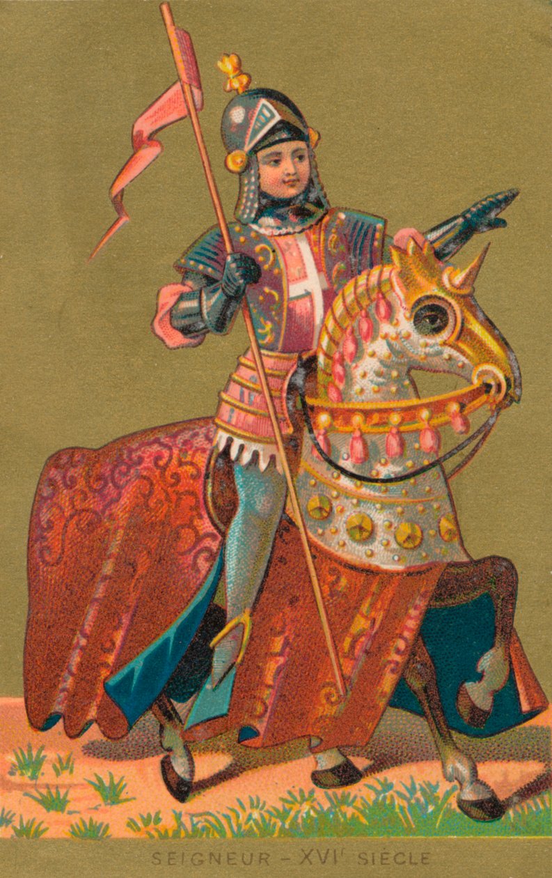 Seigneur -XVI Siecle en herre av 1500-talet, 1910-talet av Unbekannt