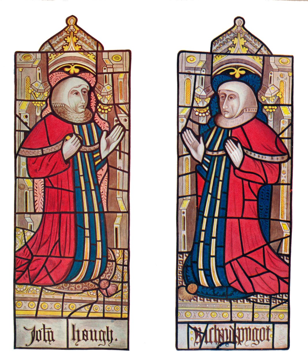Serjeants at Law. Long Melford Church, Suffolk, 1903 av Unbekannt