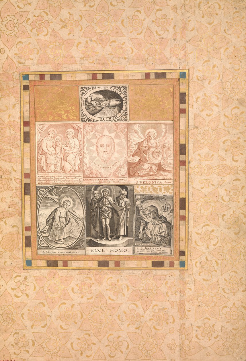 Sju andaktsscener, Folio från Bellini Album, ca. 1600. av Unbekannt