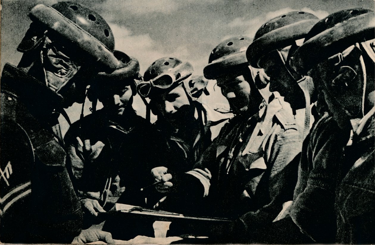 Allvarliga problem stod inför stridsvagnsbesättningarna, c1941 1944 av Unbekannt