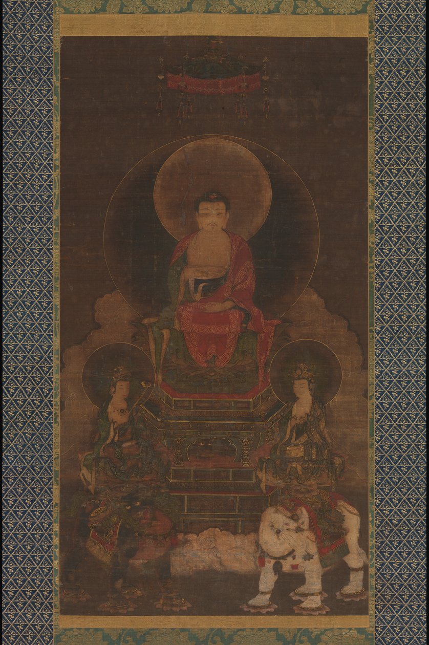 Shaka Shakyamuni-triaden, 1200-talet. av Unbekannt