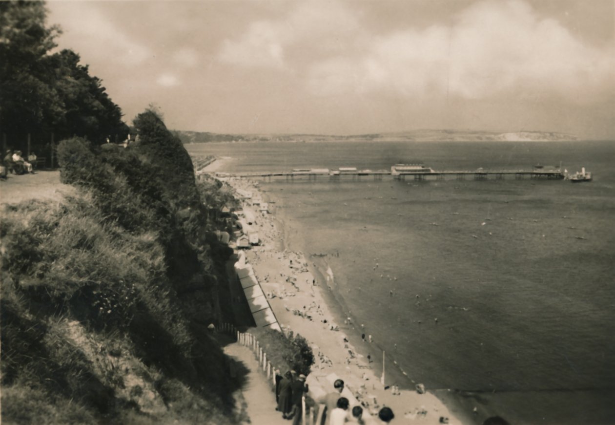 Shanklin, I.W., från Appley Steps, c1920. av Unbekannt