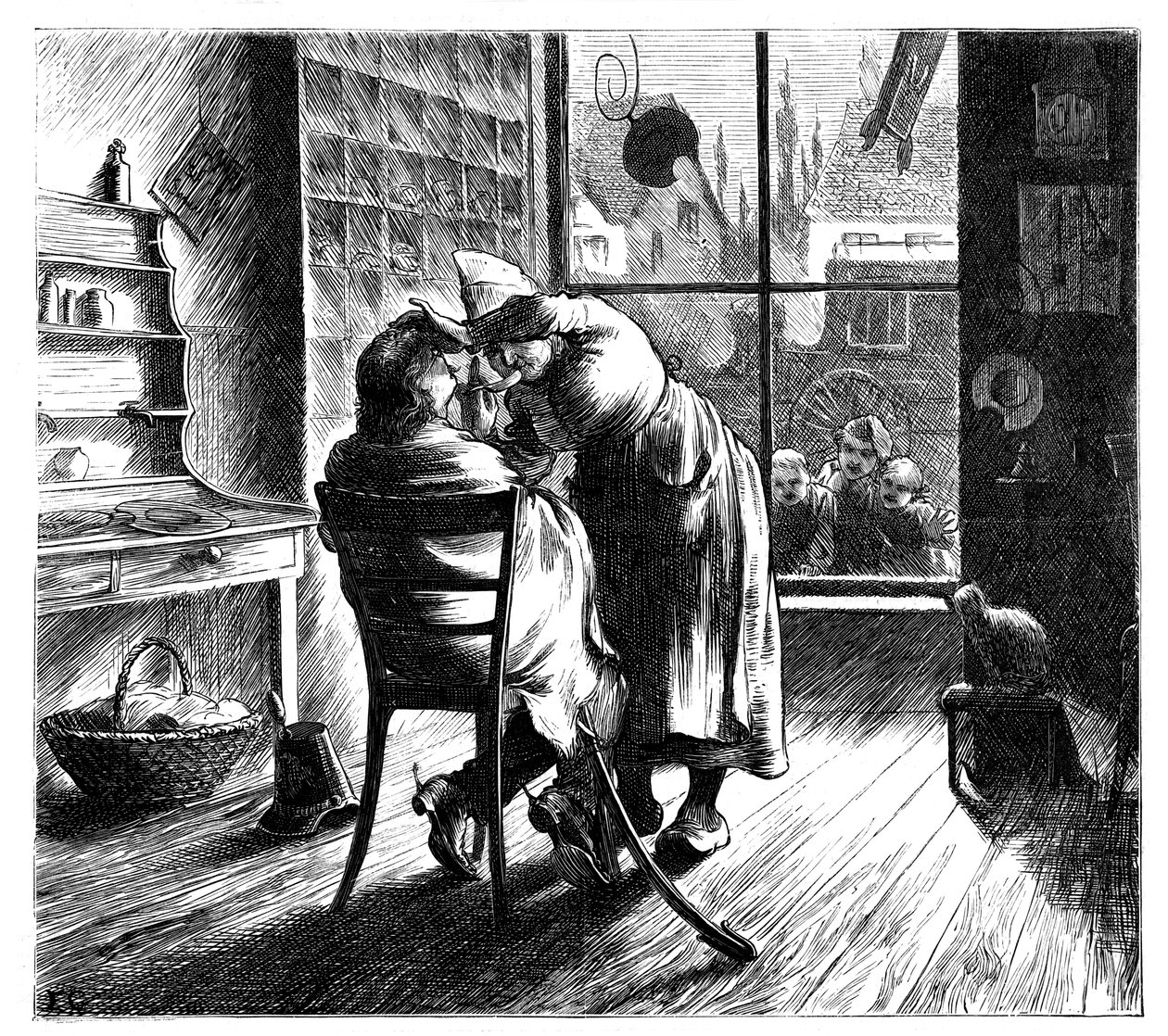Rakning av fienden vid Montmirail, 1870 av Unbekannt