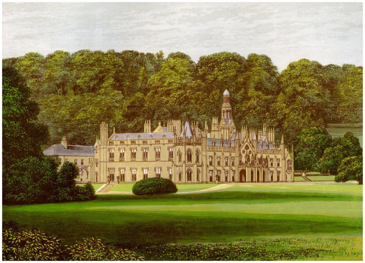 Shelton Abbey, County Wicklow, Irland, hem för Earl of Wicklow, c1880 av Unbekannt