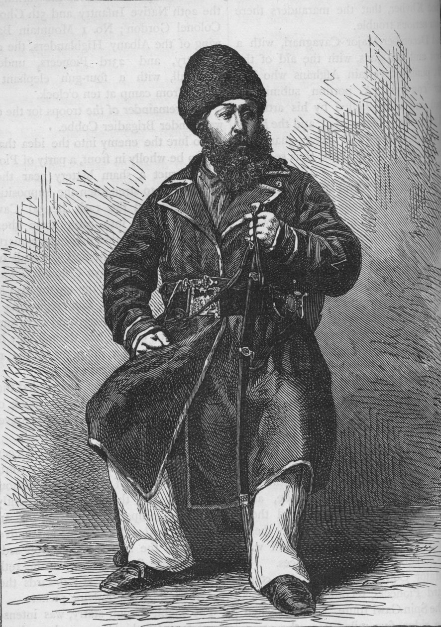Sher Ali Khan, Ameer av Cabul, c1880 av Unbekannt