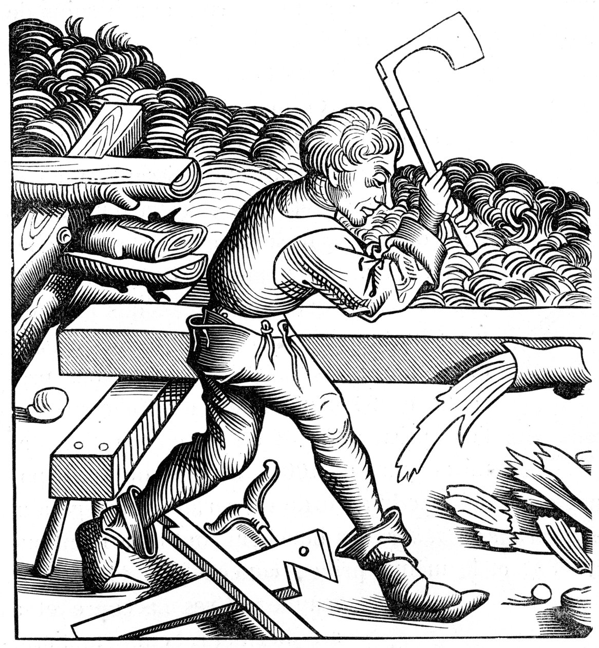 Skeppssnickare, 1400-talet 1849 av Unbekannt