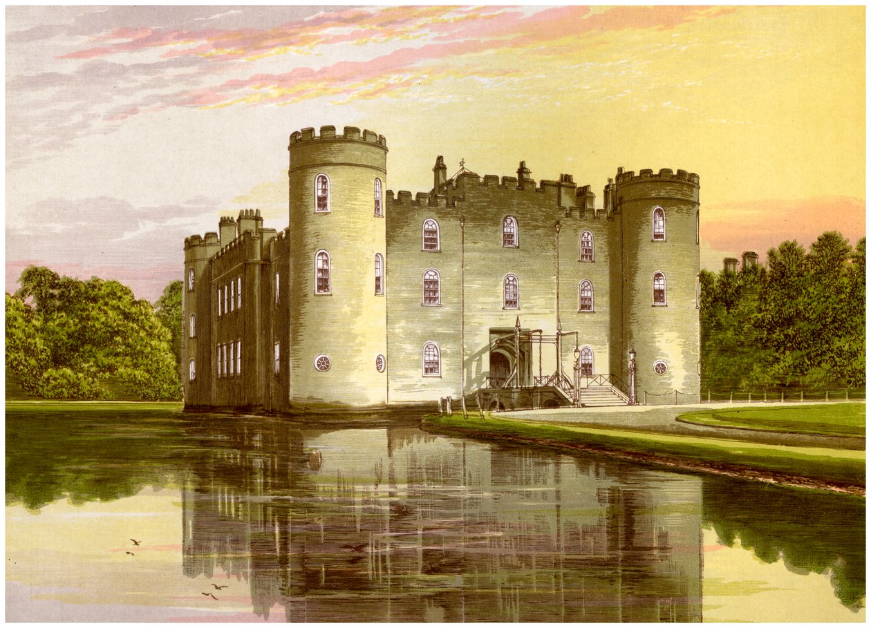 Shirburn Castle, Oxfordshire, hem för Earl of Macclesfield, c1880 av Unbekannt