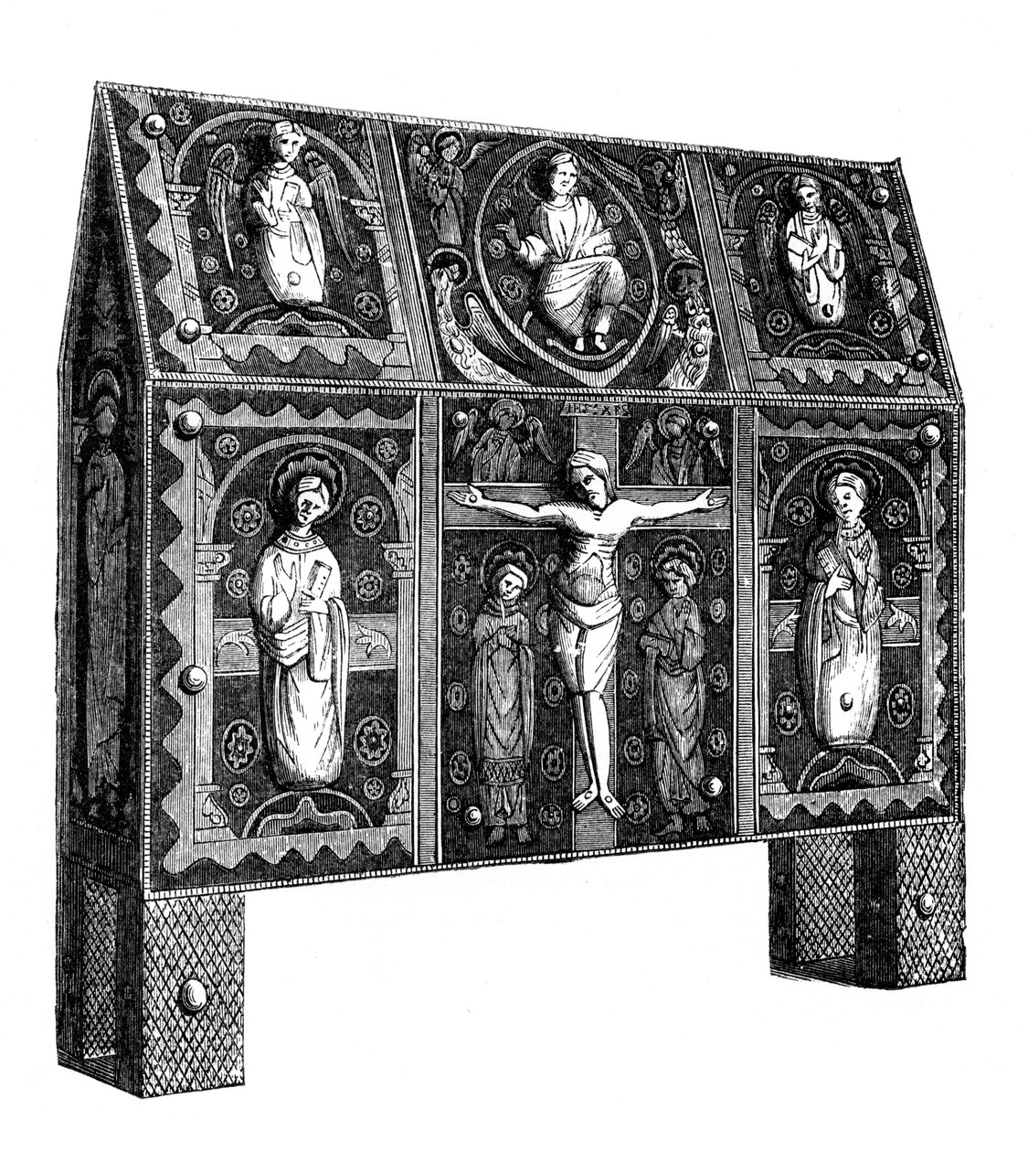 Helgedom, 1100-talet, 1870 av Unbekannt