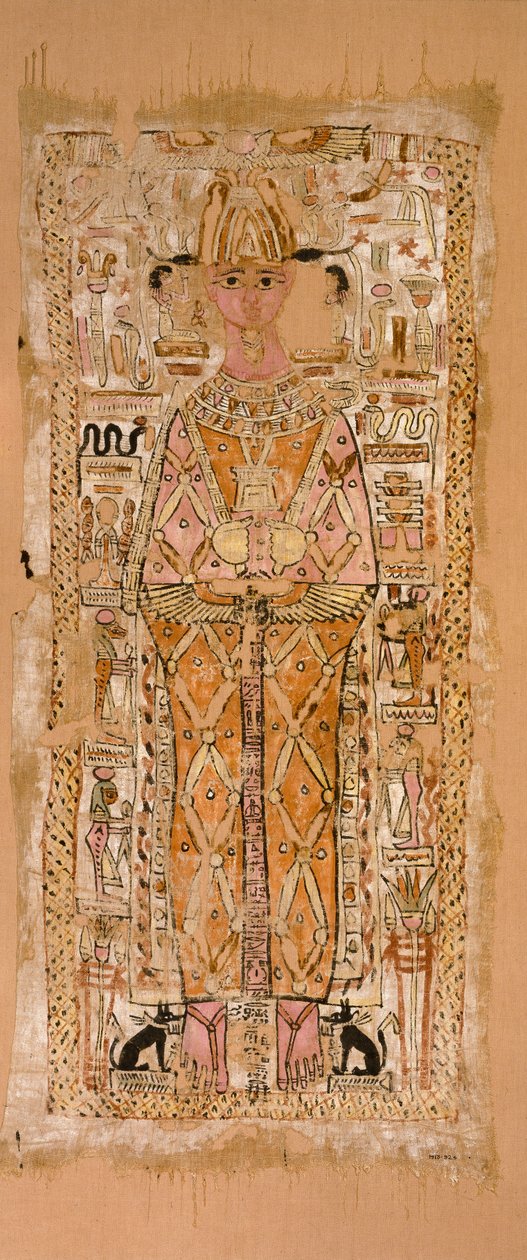 Hölje av Nespawtytawy, inskrivet i hieroglyfer, 2:a århundradet av Unbekannt