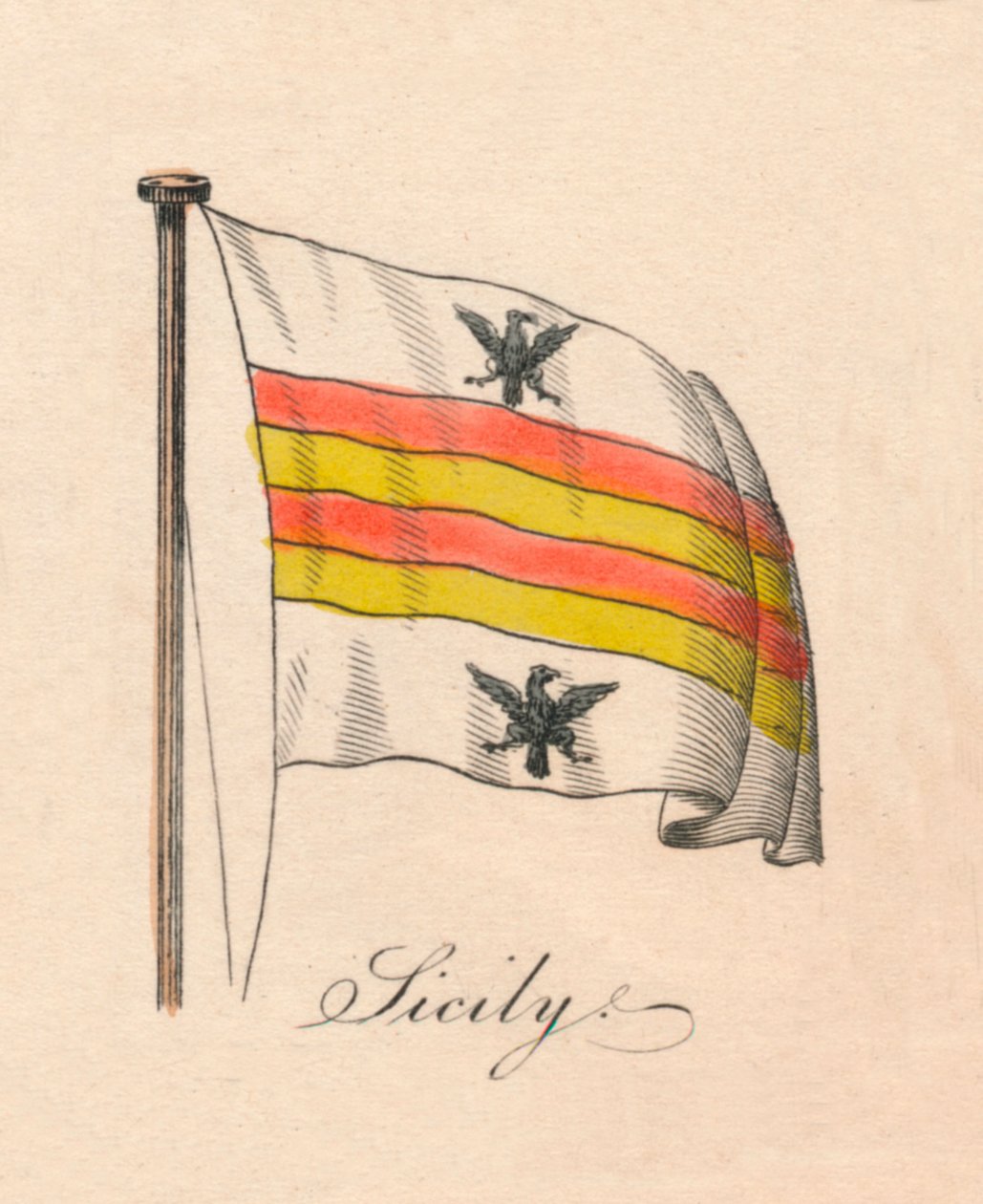 Sicilien, 1838 av Unbekannt