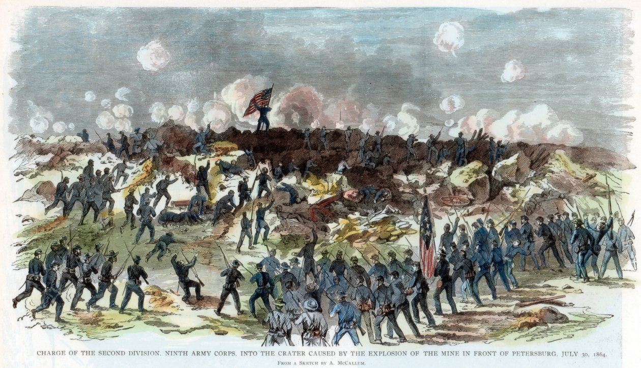 Belägringen av Petersburg, Virginia, amerikanska inbördeskriget, 30 juli 1864 av Unbekannt