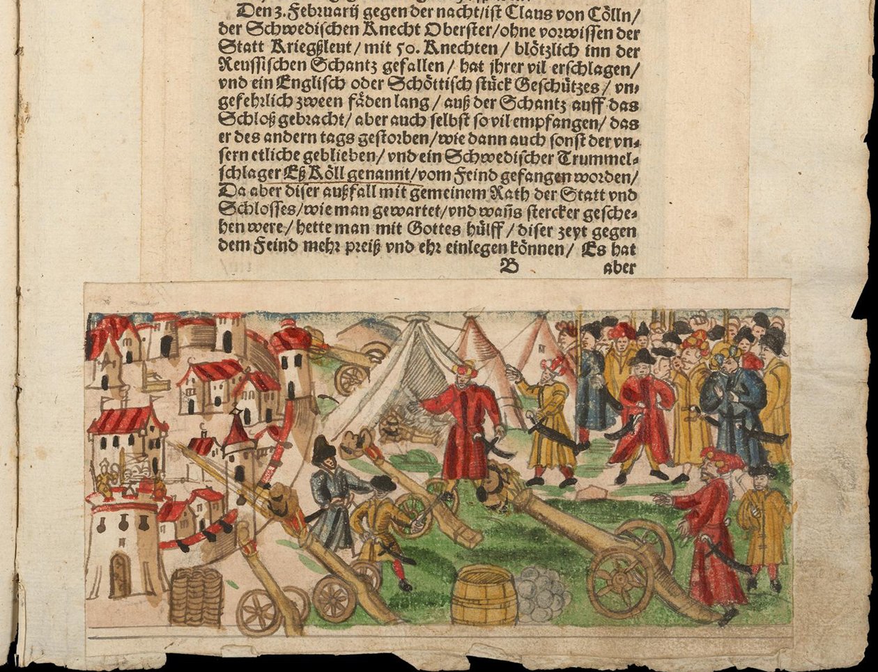 Belägring av Reval av ryssarna 1578. Ur Johann Jakob Wicks samling av meddelanden... av Unbekannt