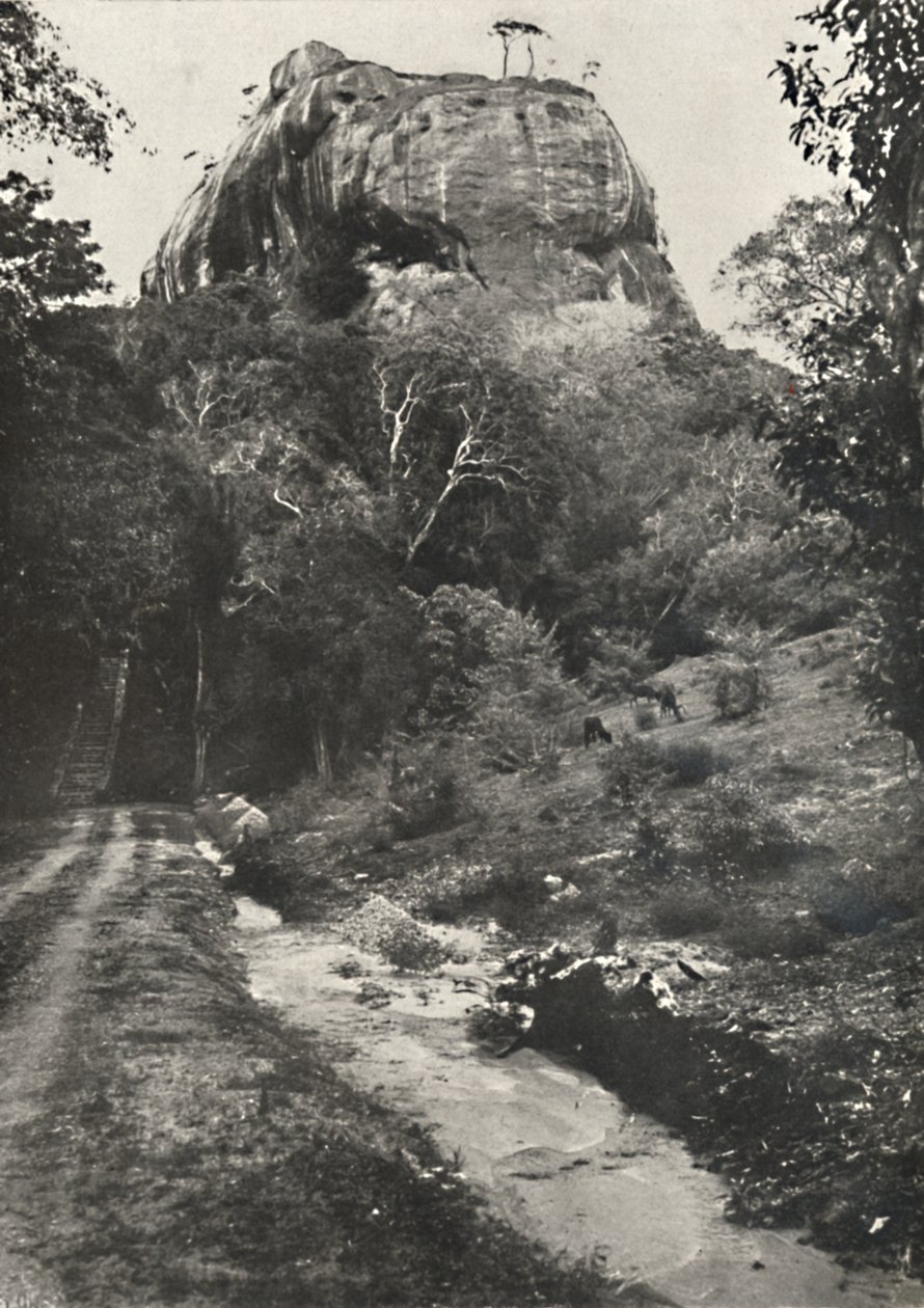 Sigiri sett från söder, 1926 av Unbekannt