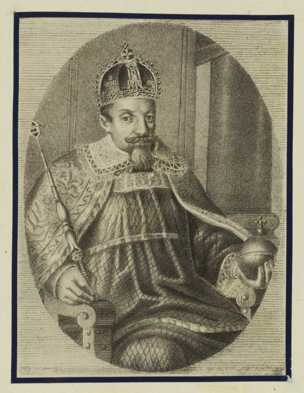 Sigismund III Vasa, kung av Polen, tidigt 1600-tal. av Unbekannt
