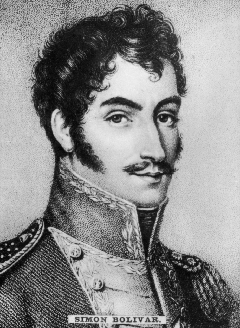 Simon Bolivar 1783-1830, venezuelansk militär och politisk ledare, c1910 av Unbekannt