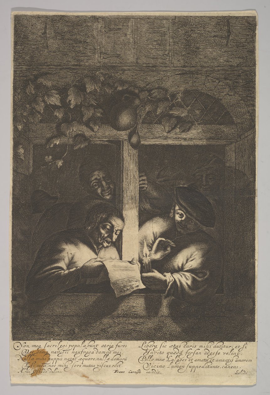 Sångare vid fönstret, 1610-85. av Unbekannt