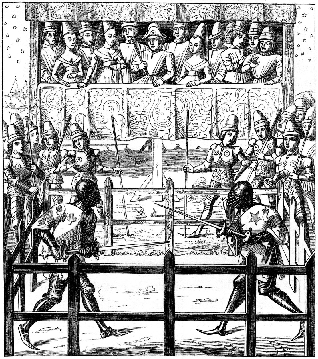 Singelstrid, 1400-talet 1849 av Unbekannt