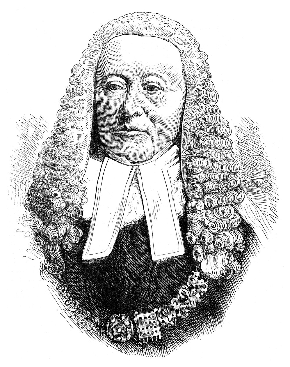 Sir Alexander Cockburn, Lord Chief Justice of England, sent 1800-tal av Unbekannt