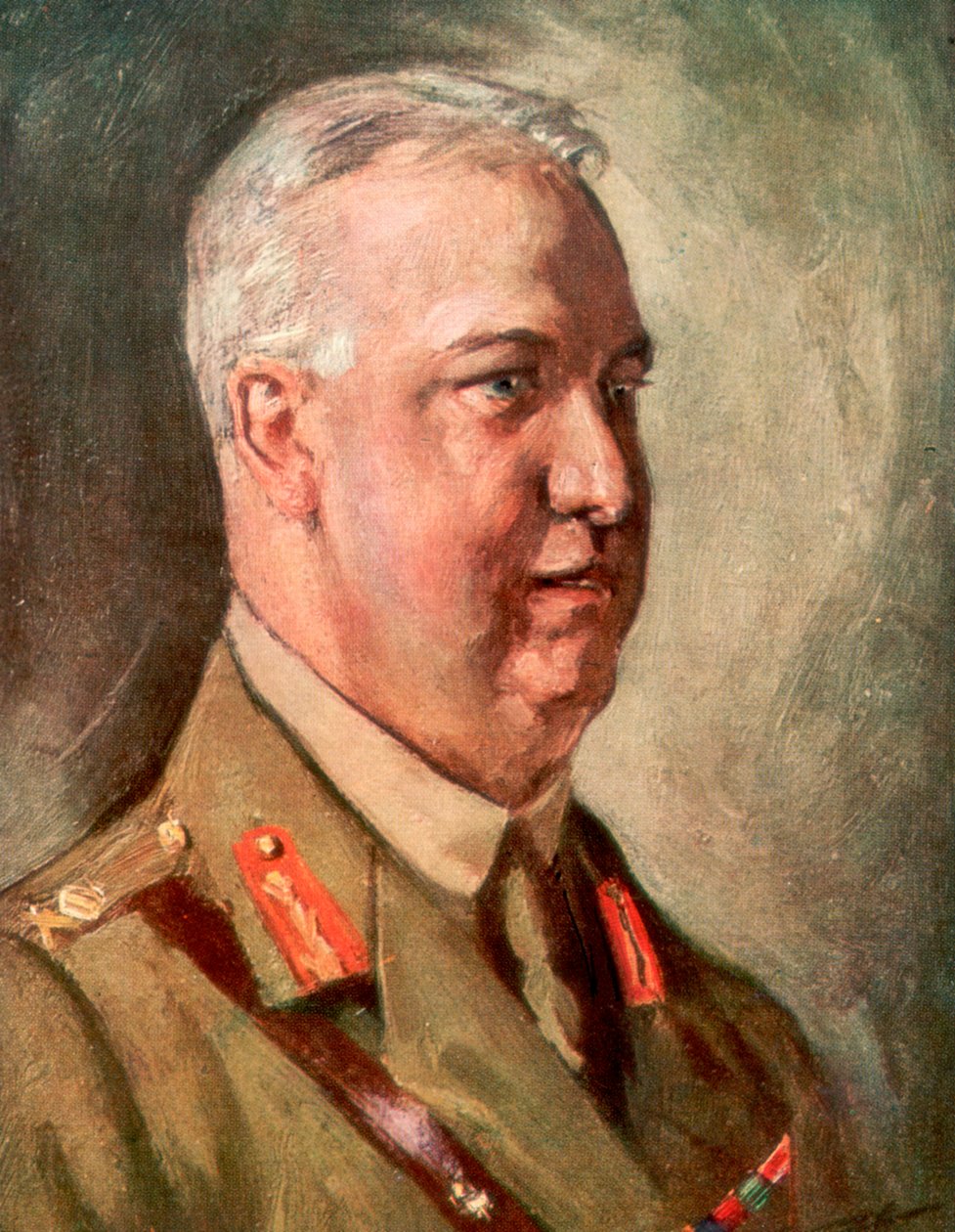 Sir Arthur William Currie, kanadensisk general från första världskriget, 1926 av Unbekannt