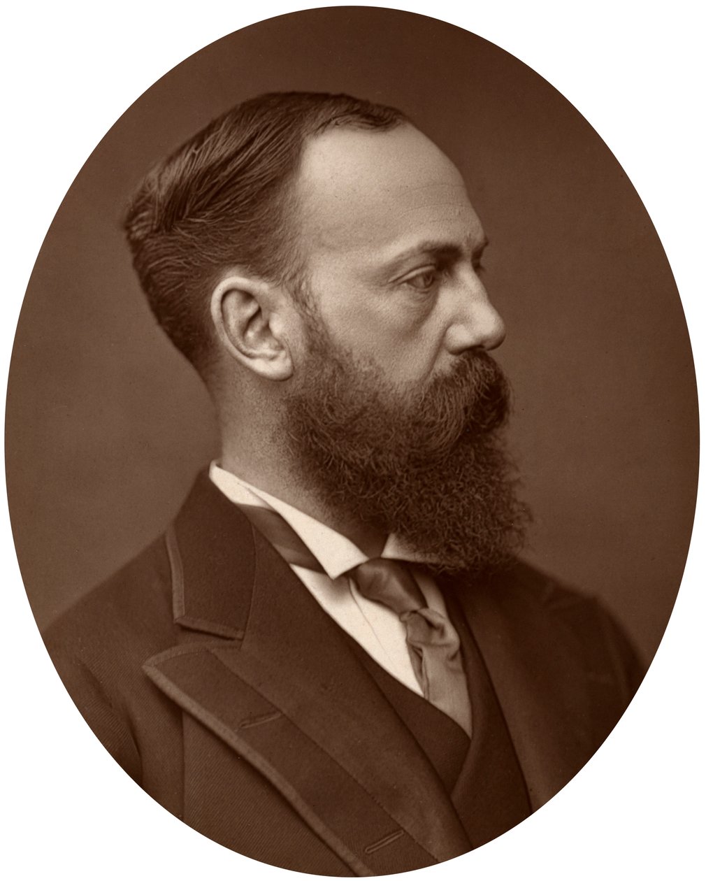 Sir Charles Wentworth Dilke, MP, understatssekreterare för utrikesfrågor, 1881 av Unbekannt