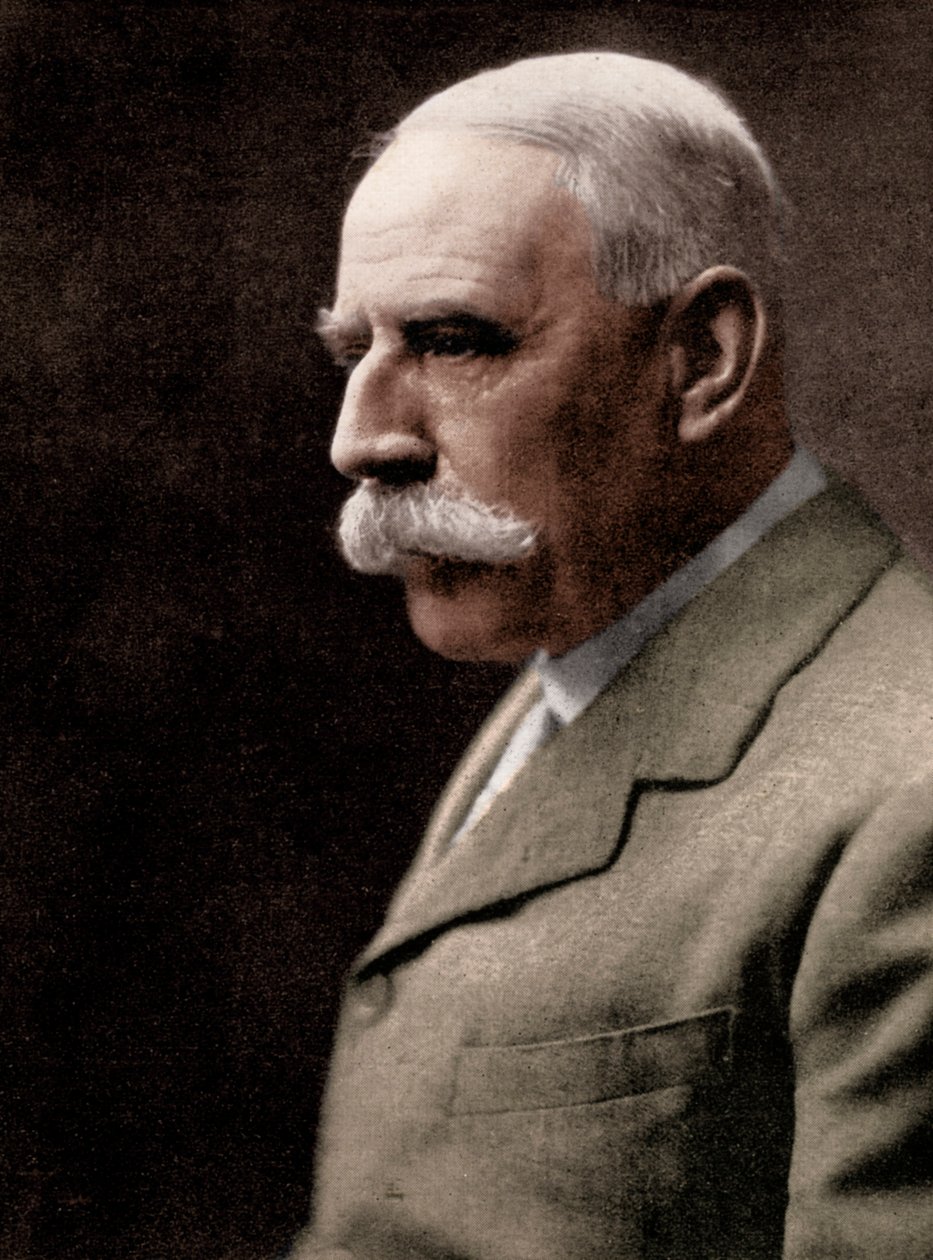 Sir Edward Elgar, 1857-1934, engelsk kompositör, tidigt 1900-tal. av Unbekannt