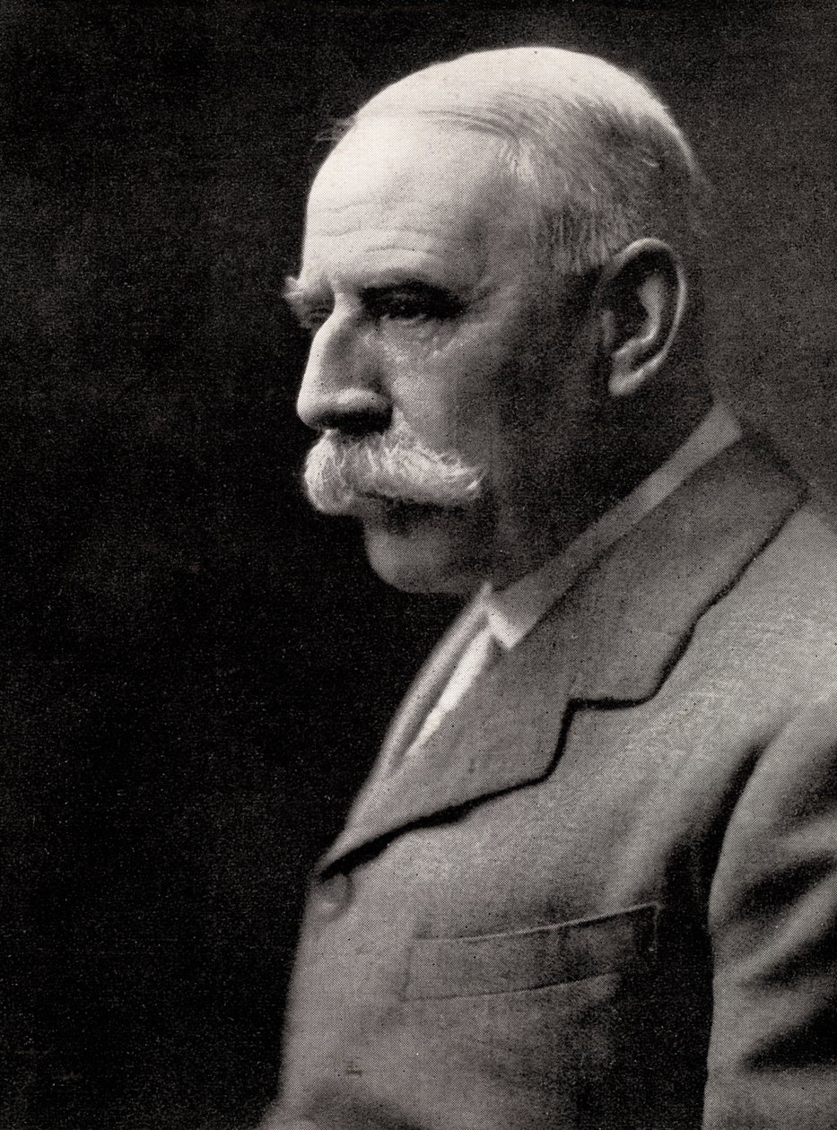 Sir Edward Elgar, 1857-1934, engelsk kompositör, tidigt 1900-tal av Unbekannt