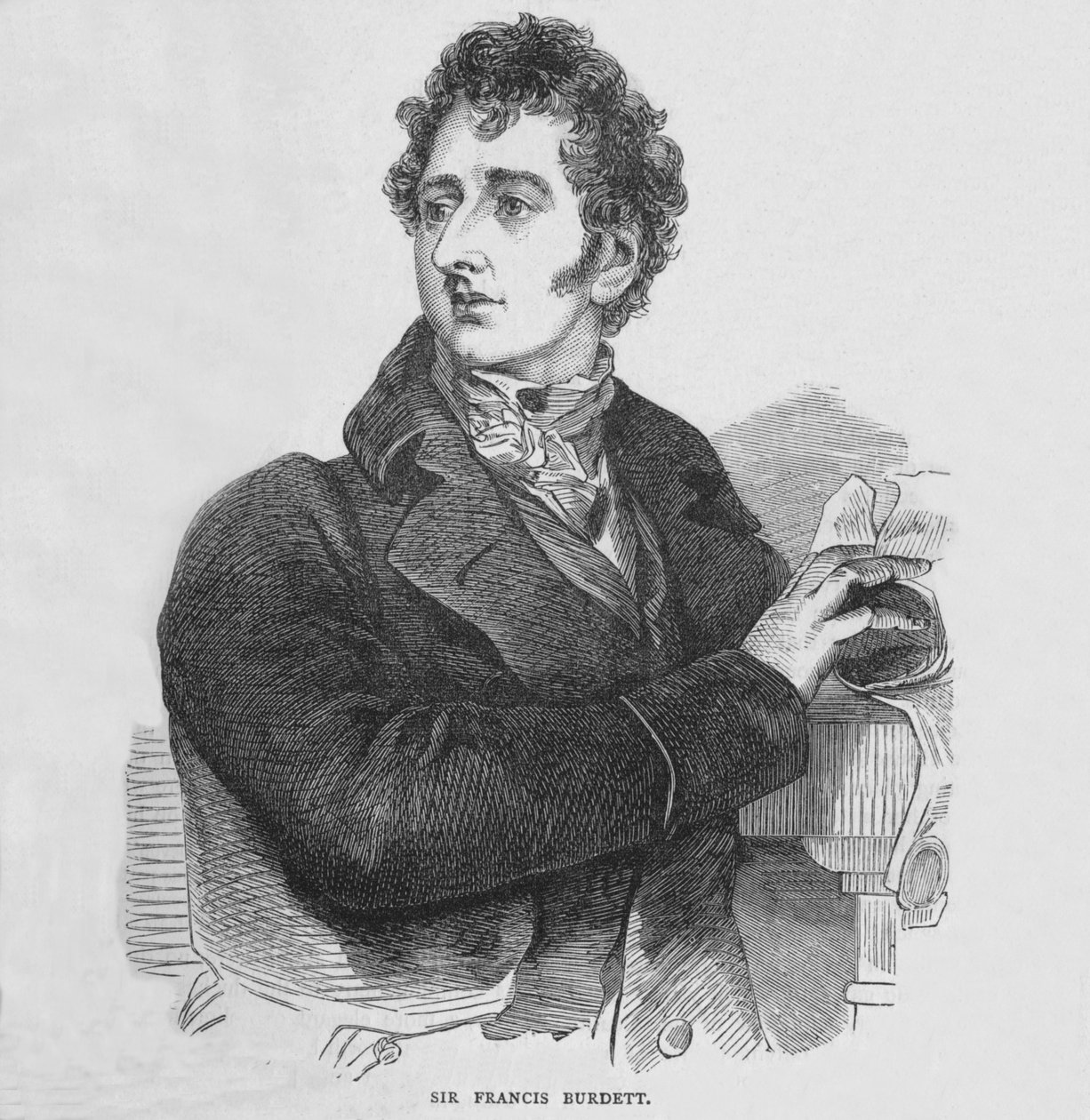 Sir Francis Burdett, engelsk reformistisk politiker, c1810 1878 av Unbekannt