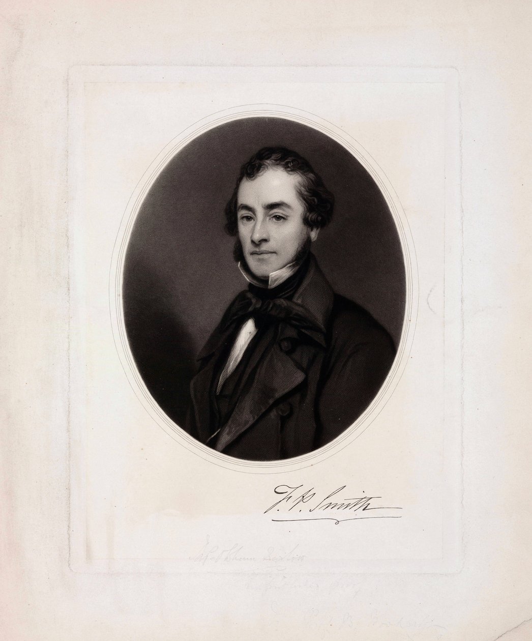 Sir Francis Pettit Smith, engelsk mariningenjör, ca 1850-talet av Unbekannt