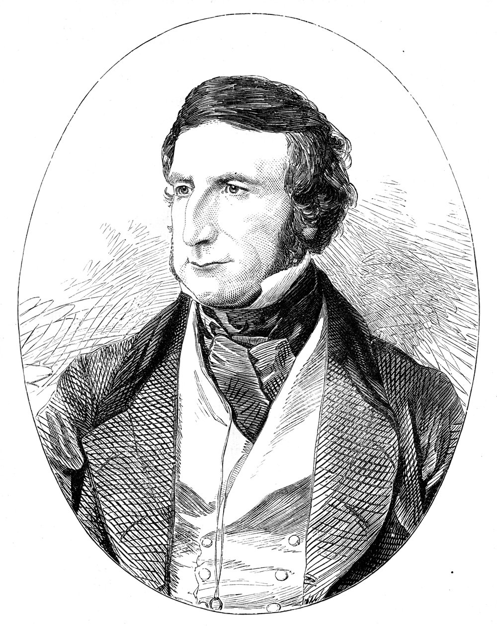 Sir George Cornewall Lewis 1806-1863, brittisk statsman och bokstäver av Unbekannt