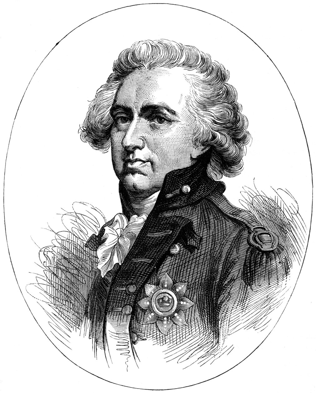 Sir Henry Clinton, brittisk general från 1700-talet, c1880 av Unbekannt
