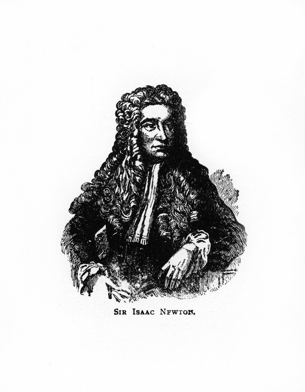Sir Isaac Newton, engelsk matematiker, astronom och fysiker, 1900-talet av Unbekannt