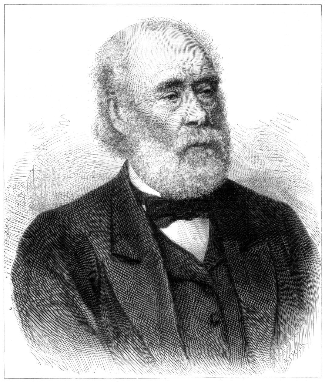 Sir Joseph Whitworth, brittisk maskiningenjör, 1887 av Unbekannt