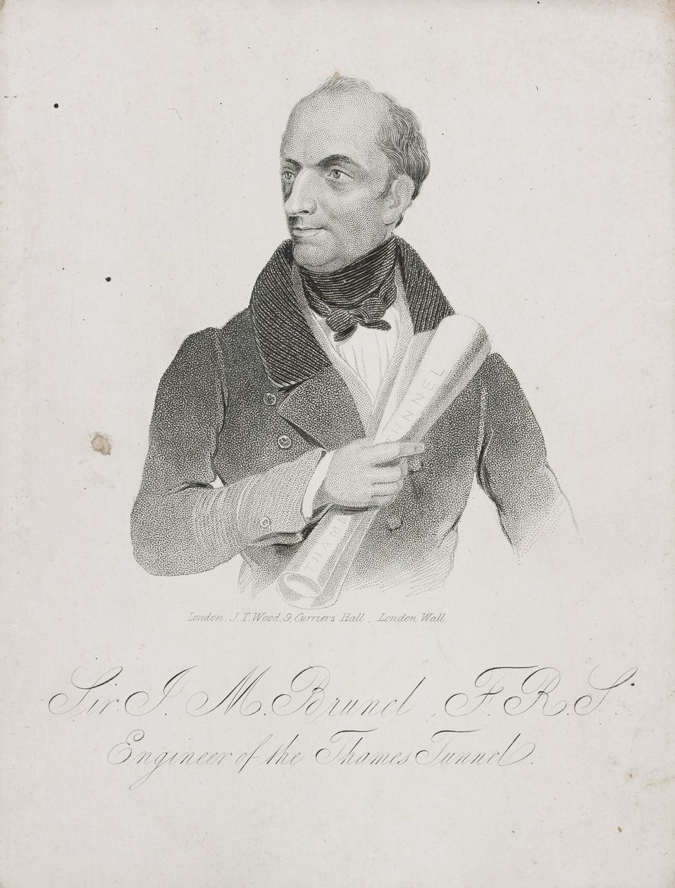 Sir Marc Isambard Brunel, franskfödd engelsk ingenjör och uppfinnare, ca 1810-talet av Unbekannt