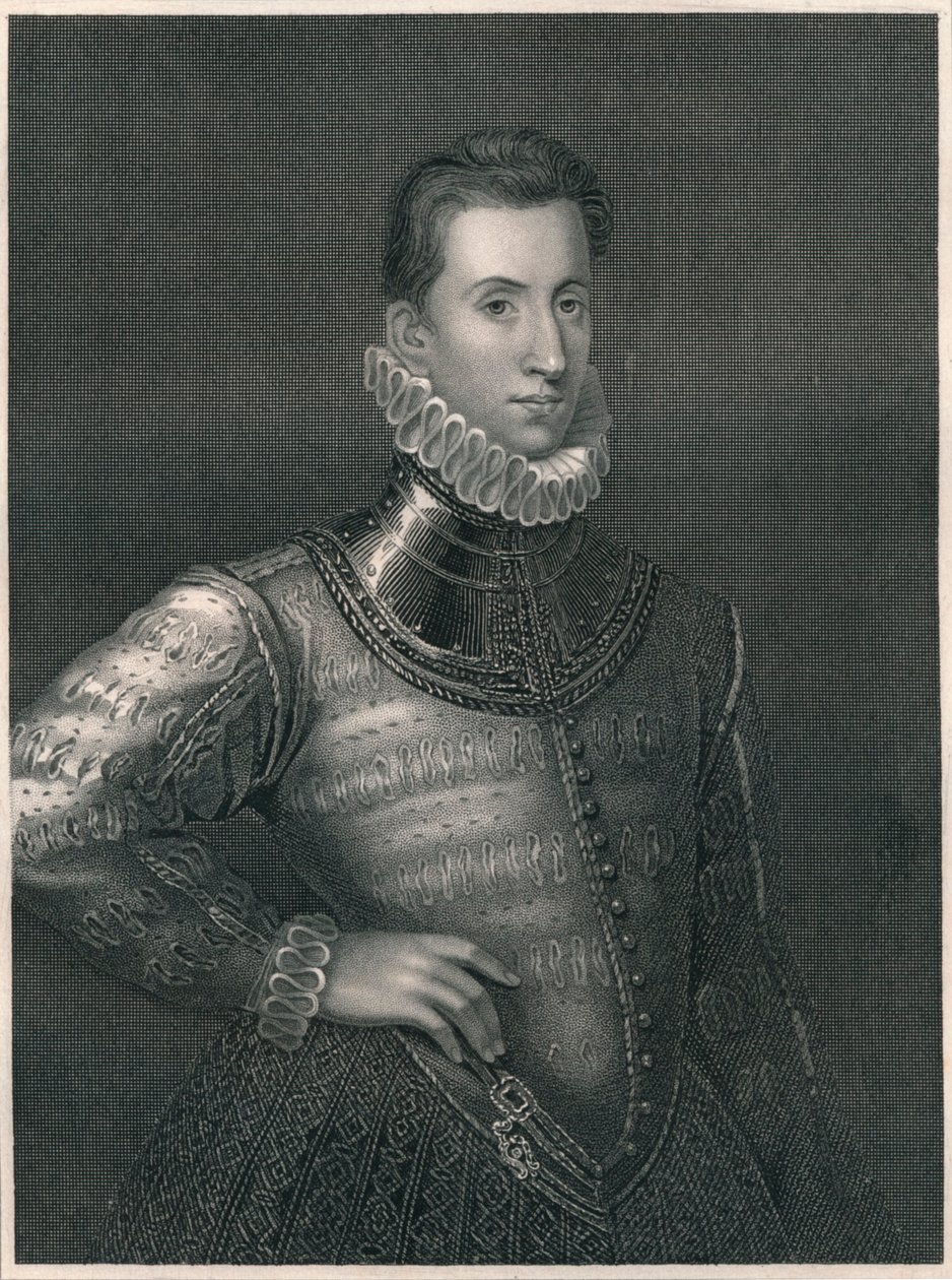 Sir Philip Sidney, c1576, början av mitten av 1800-talet. av Unbekannt